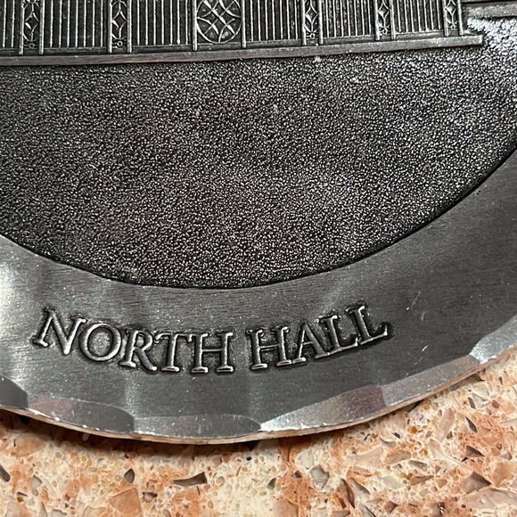 Wendell August Slippery Rock U North Hall handcrafted coaster - Picture 3 of 5